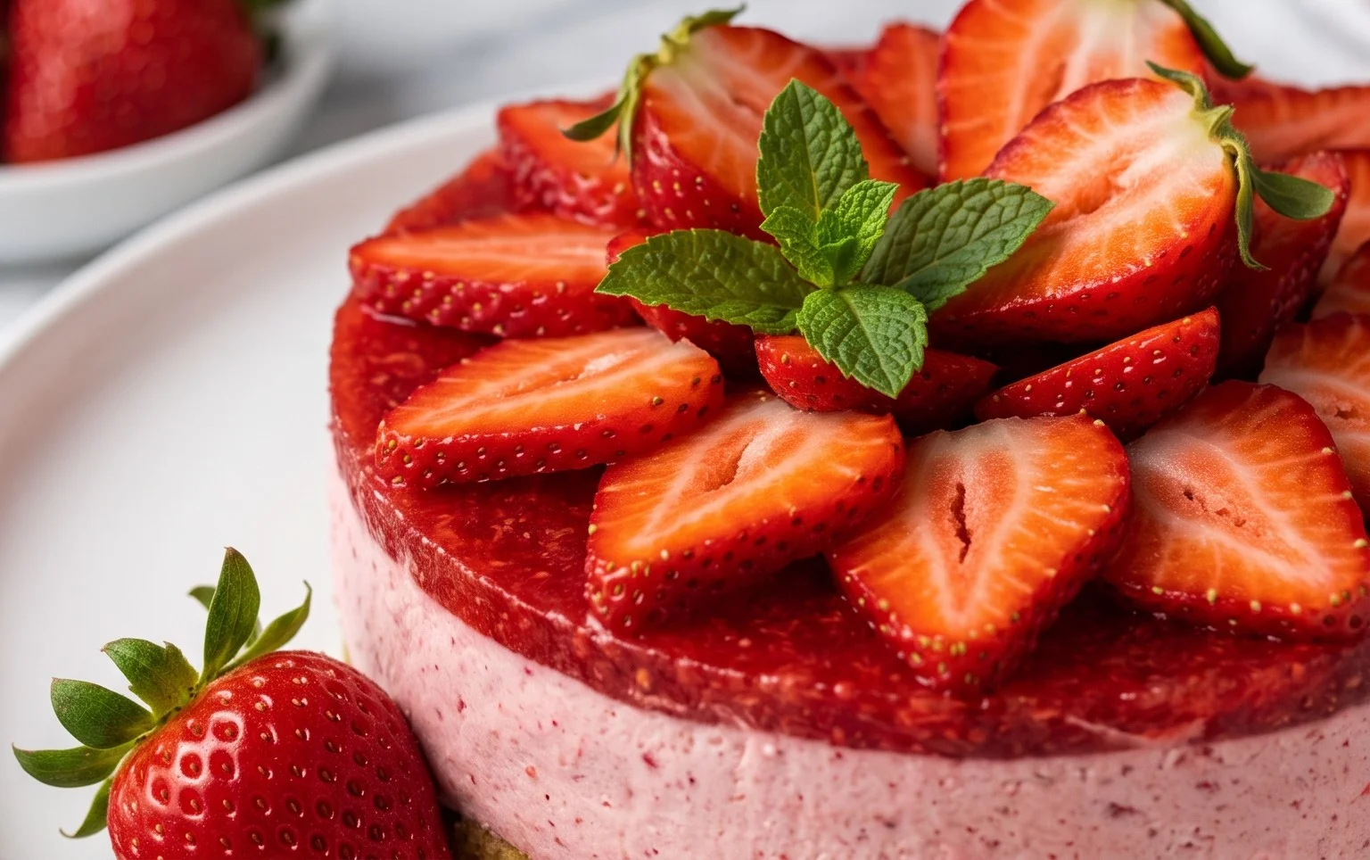 Erdbeerkuchen ohne Backen