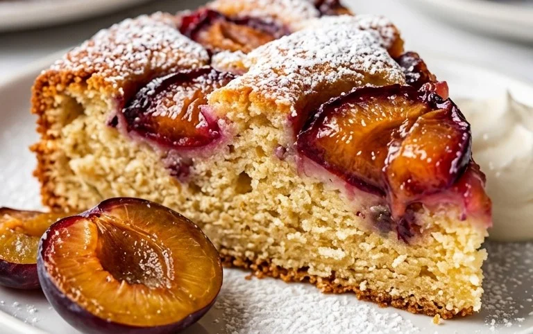 Ach wie schön: ein 10-Minute-Plum-Cake!
