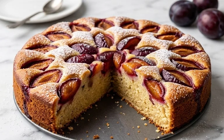 10-Minuten-Pflaumenkuchen: Blitzschnell & saftig