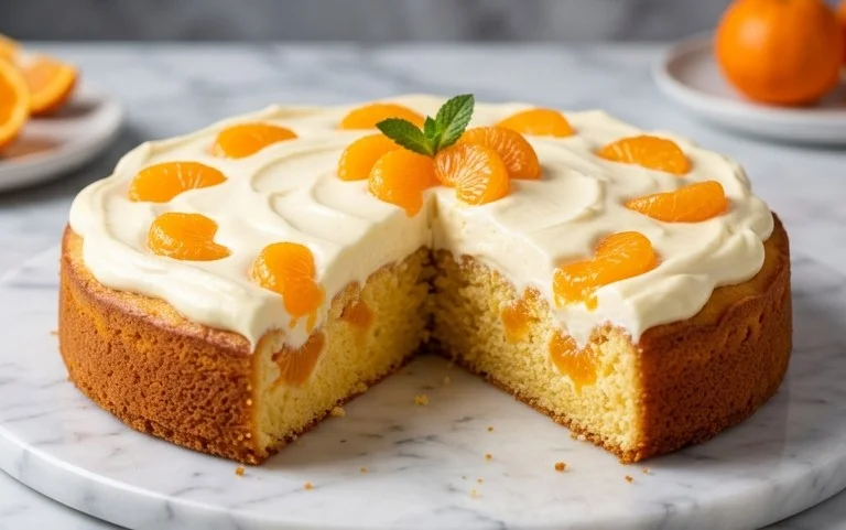 Fantakuchen mit Schmand: Cremig-fruchtig mit Mandarinen