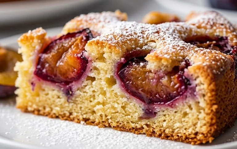 Französischer Pflaumenkuchen