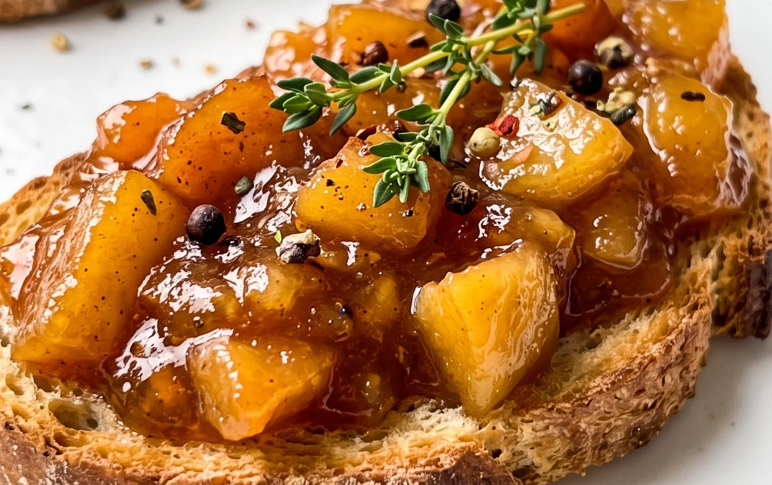 Rezept f&uuml;r Quittenchutney mit Apfel